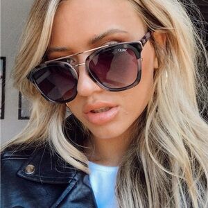 Quay Sweet Dreams Sunglasseses in Milky Tortoise